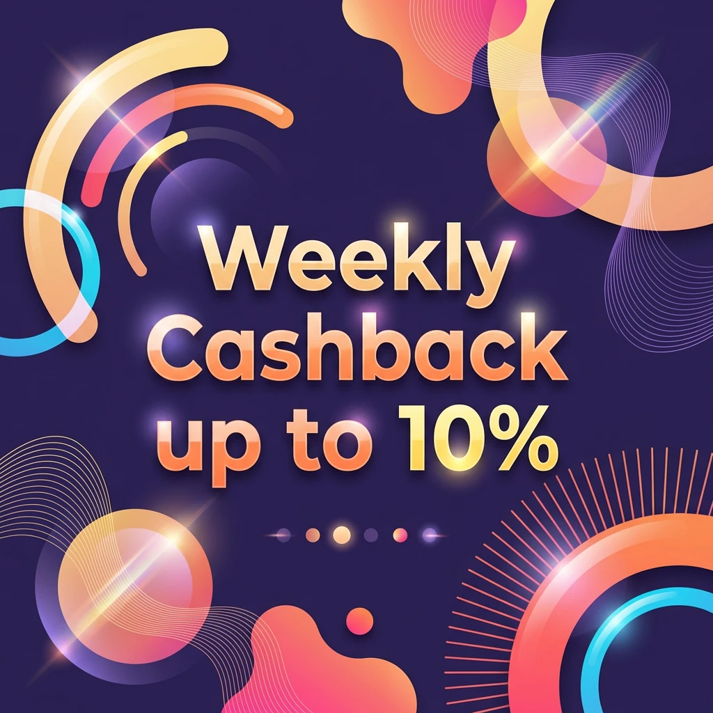 Weekly Cashback up to 10%